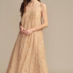 IN SEARCH OF L OR XL Lucky Brand Pintuck Easy Maxi Dress